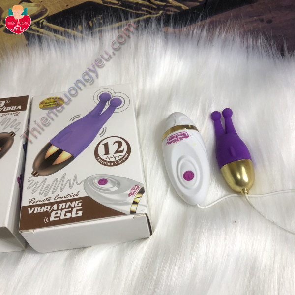 Trứng Rung Tình Yêu Vibrating EGG 12 Chế Độ Rung Massage Cực Mạnh 